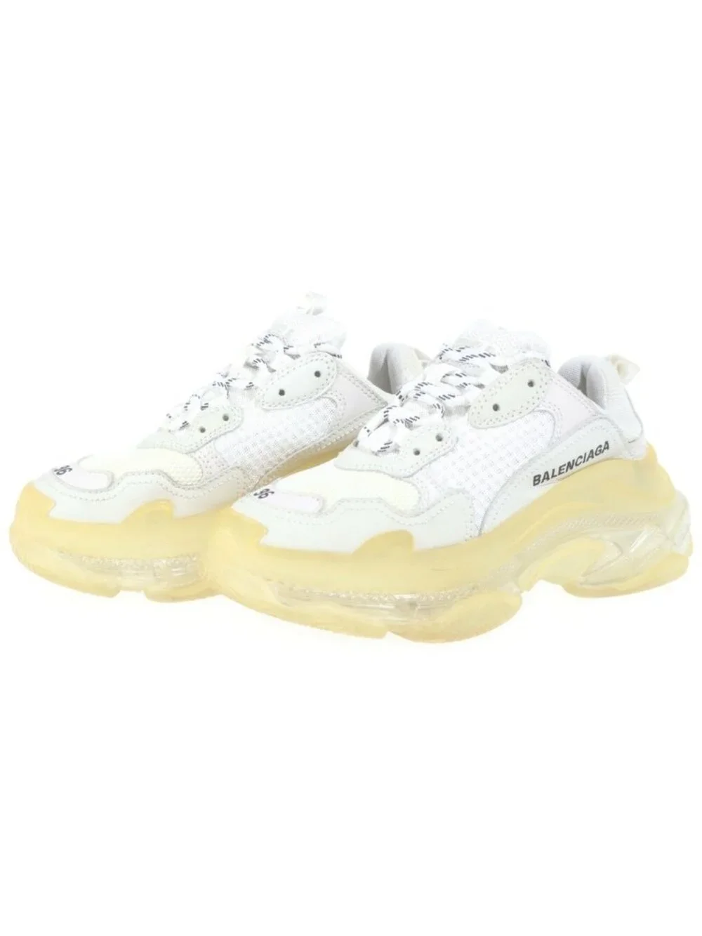 Balenciaga Triple S Low Cut Sneakers Shoe White